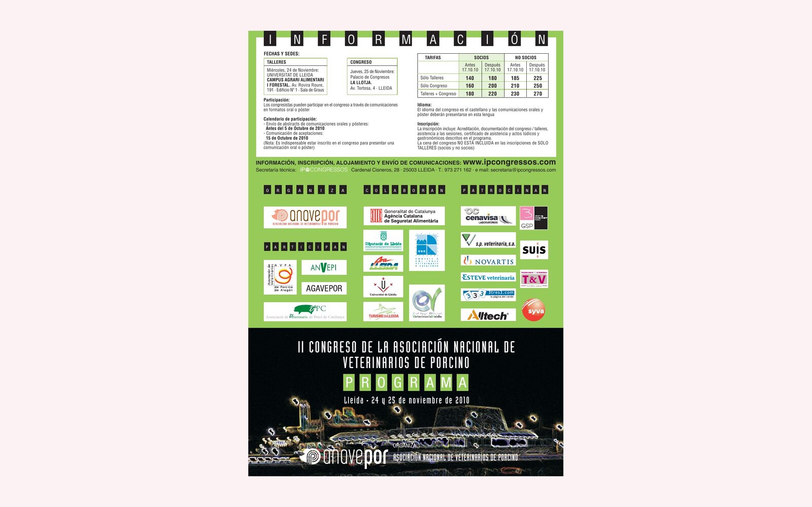 Portada · II Congreso ANAVEPOR (Lleida, 2010)