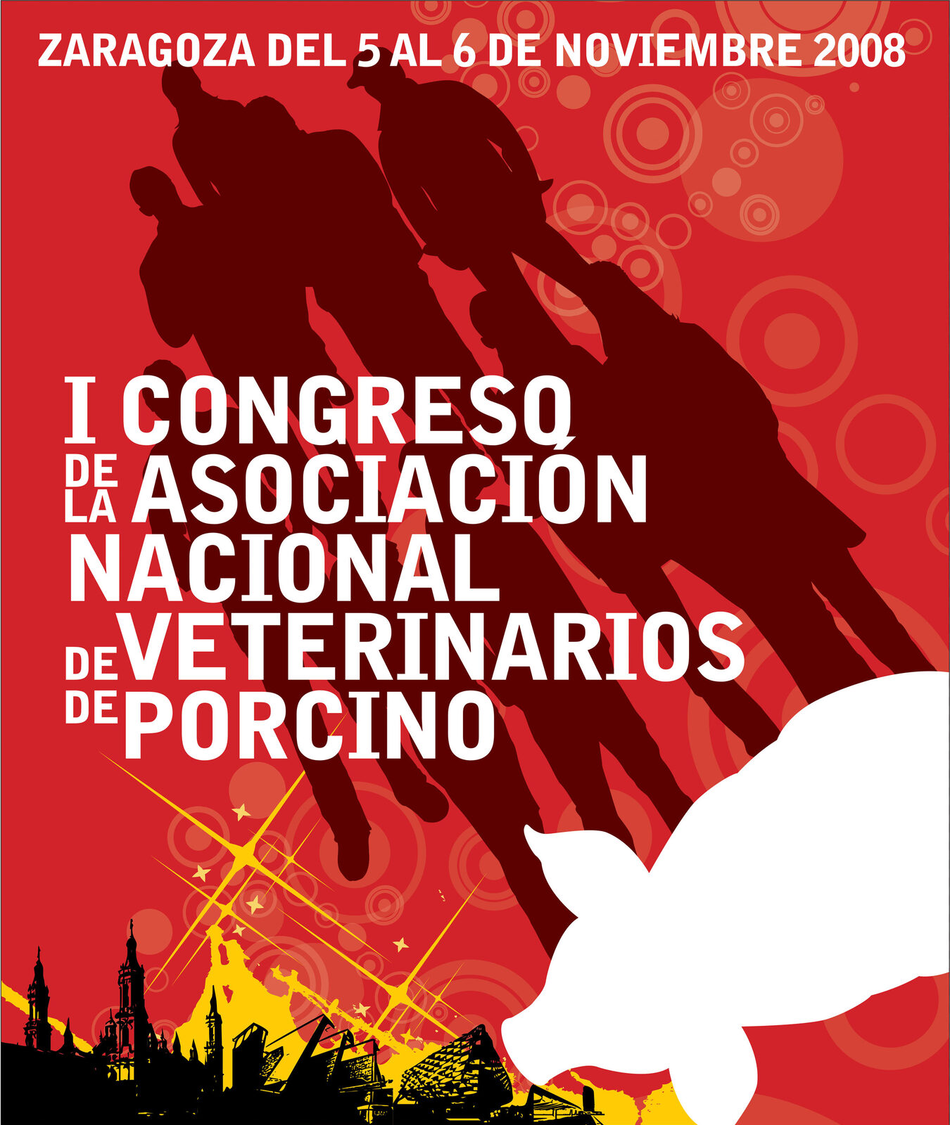 Cartel del I Congreso ANAVEPOR (Zaragoza, 2008)