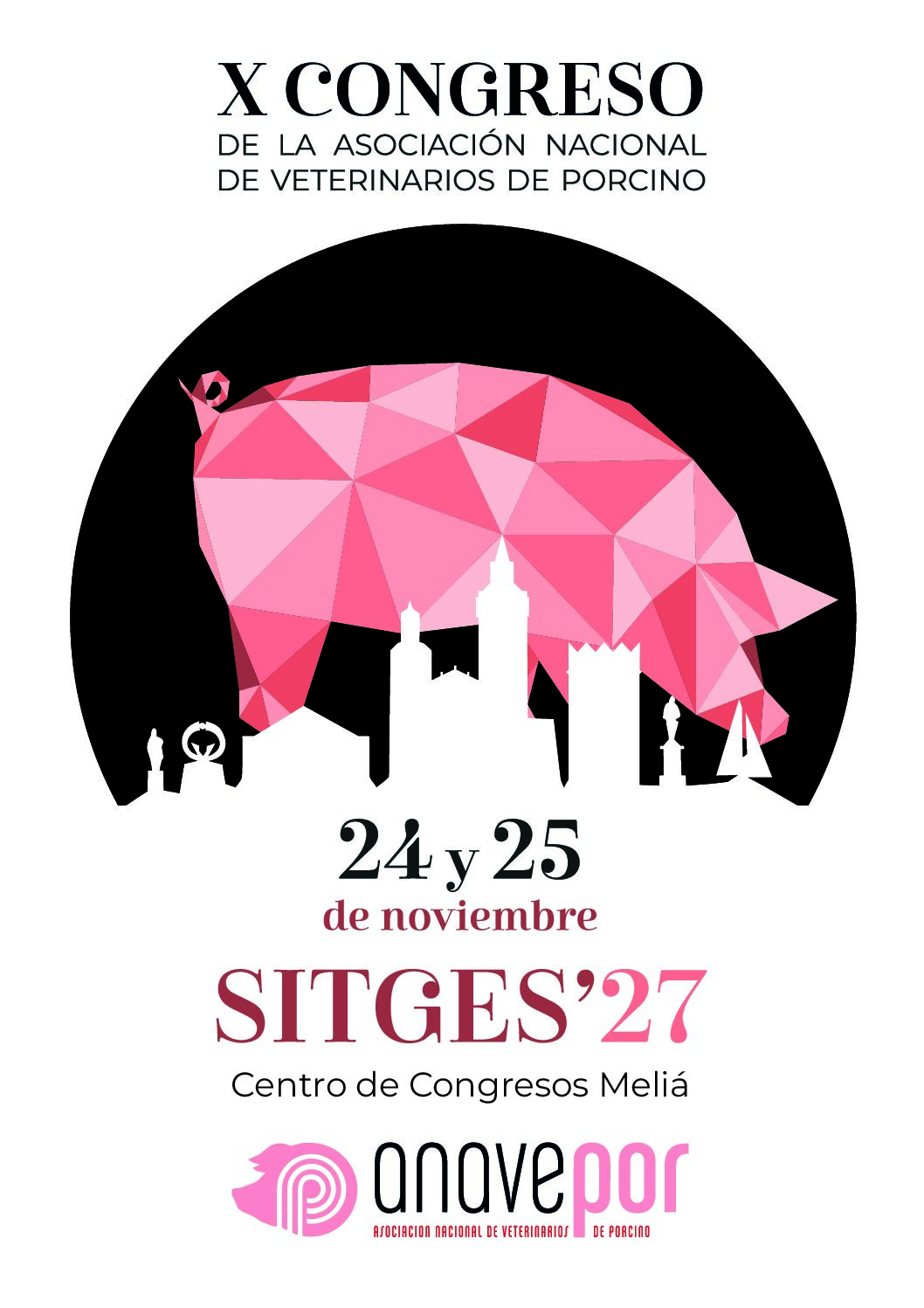 Cartel del X Congreso ANAVEPOR (Sitges, 2027)
